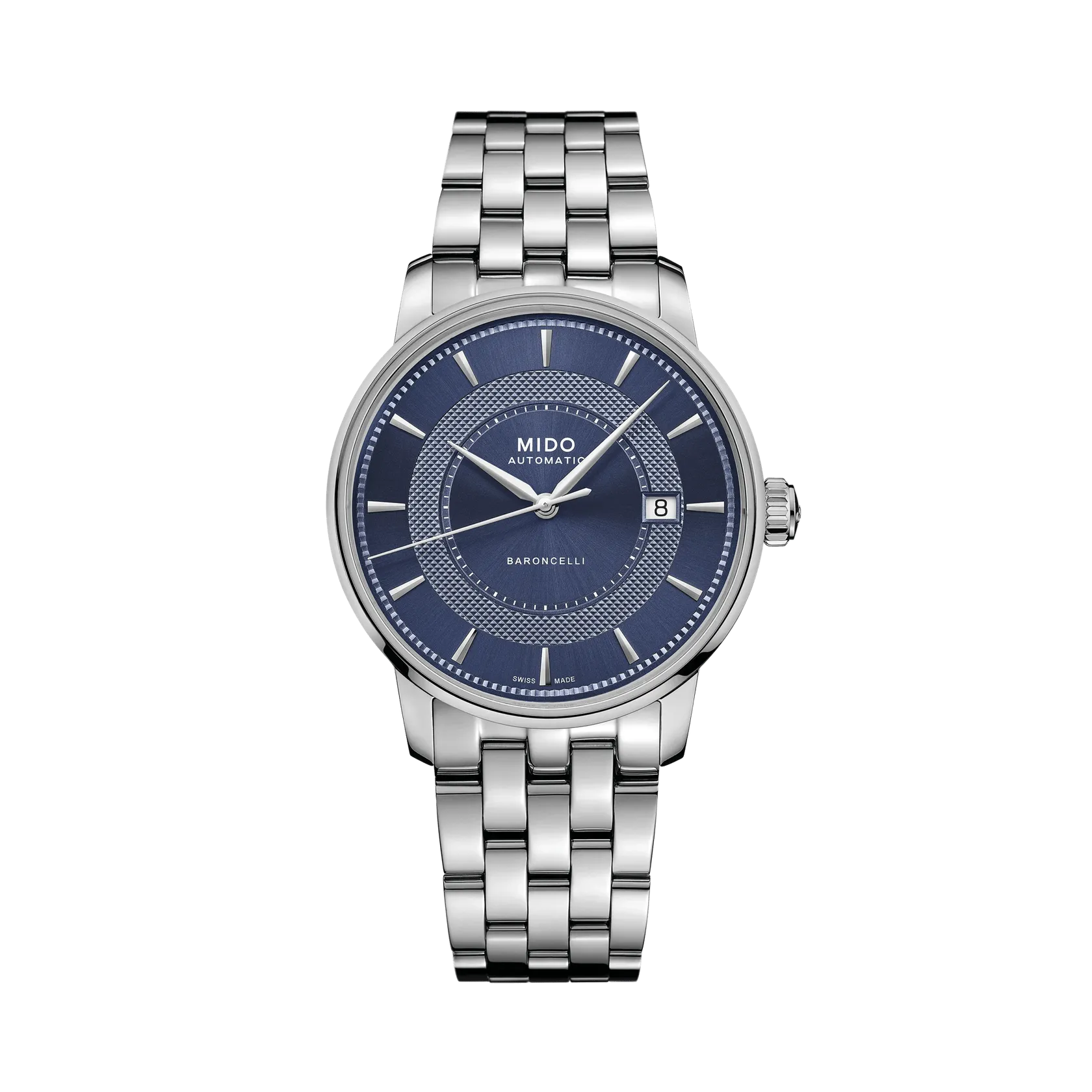 Mido Baroncelli Signature Otomatik Mavi M0374071104101