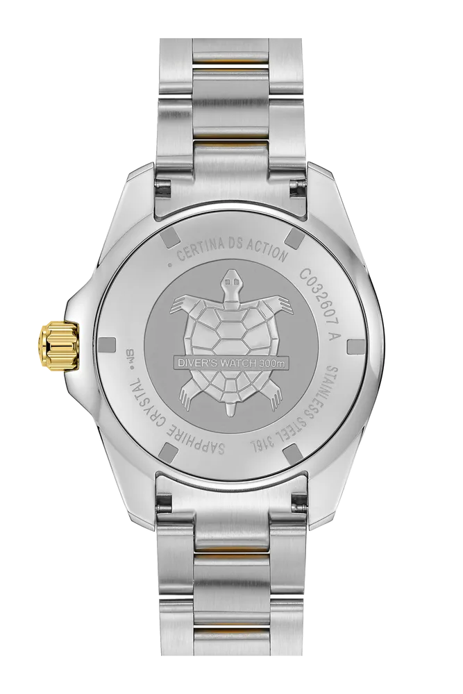 Certina DS Action Diver 43mm Powermatic 80 Otomatik Mavi C0326072204100 detay görseli 2