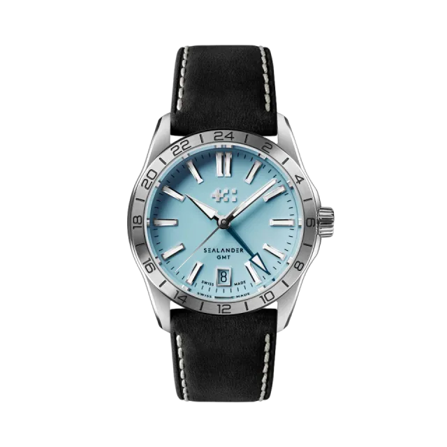 Beğenmek için çift tıkla Christopher Ward C63 Sealander GMT Otomatik Sky Blue C6336AGM4S00B0VK Görsel 1