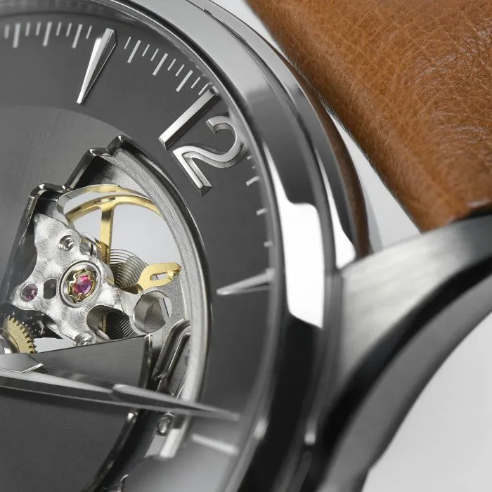 Hamilton Jazzmaster Open Heart Auto Grey H32705581 detay görseli 1