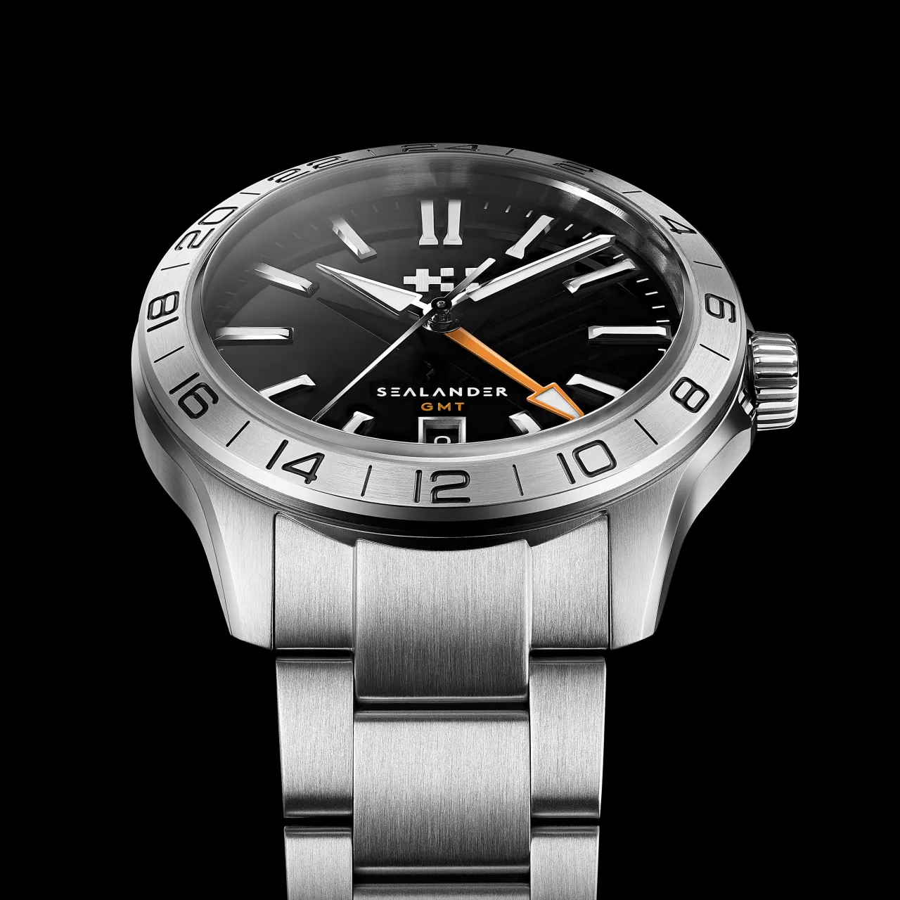 Christopher Ward C63 Sealander GMT Otomatik Siyah C6339AGM4S00K0RW detay görseli 4
