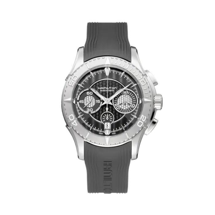 Hamilton Jazzmaster Seaview Auto Chrono Otomatik Siyah H37616331