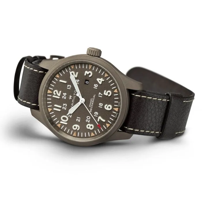 Hamilton Khaki Field Mechanical Green H69829560 detay görseli 4
