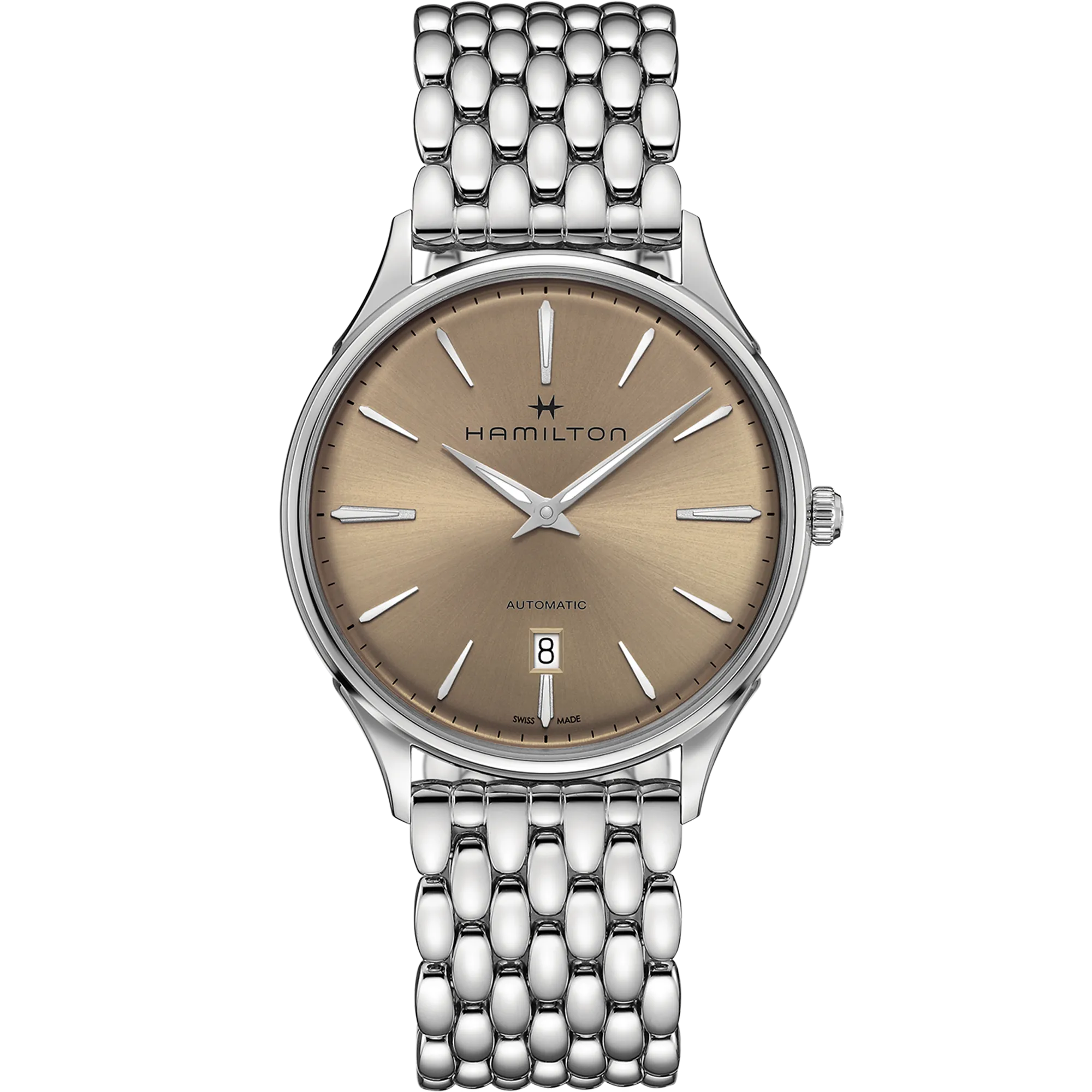 Hamilton Jazzmaster Thinline Auto Otomatik Bej H38525121 detay görseli 1