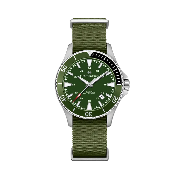 Hamilton Khaki Navy Scuba Auto Yeşil H82375961