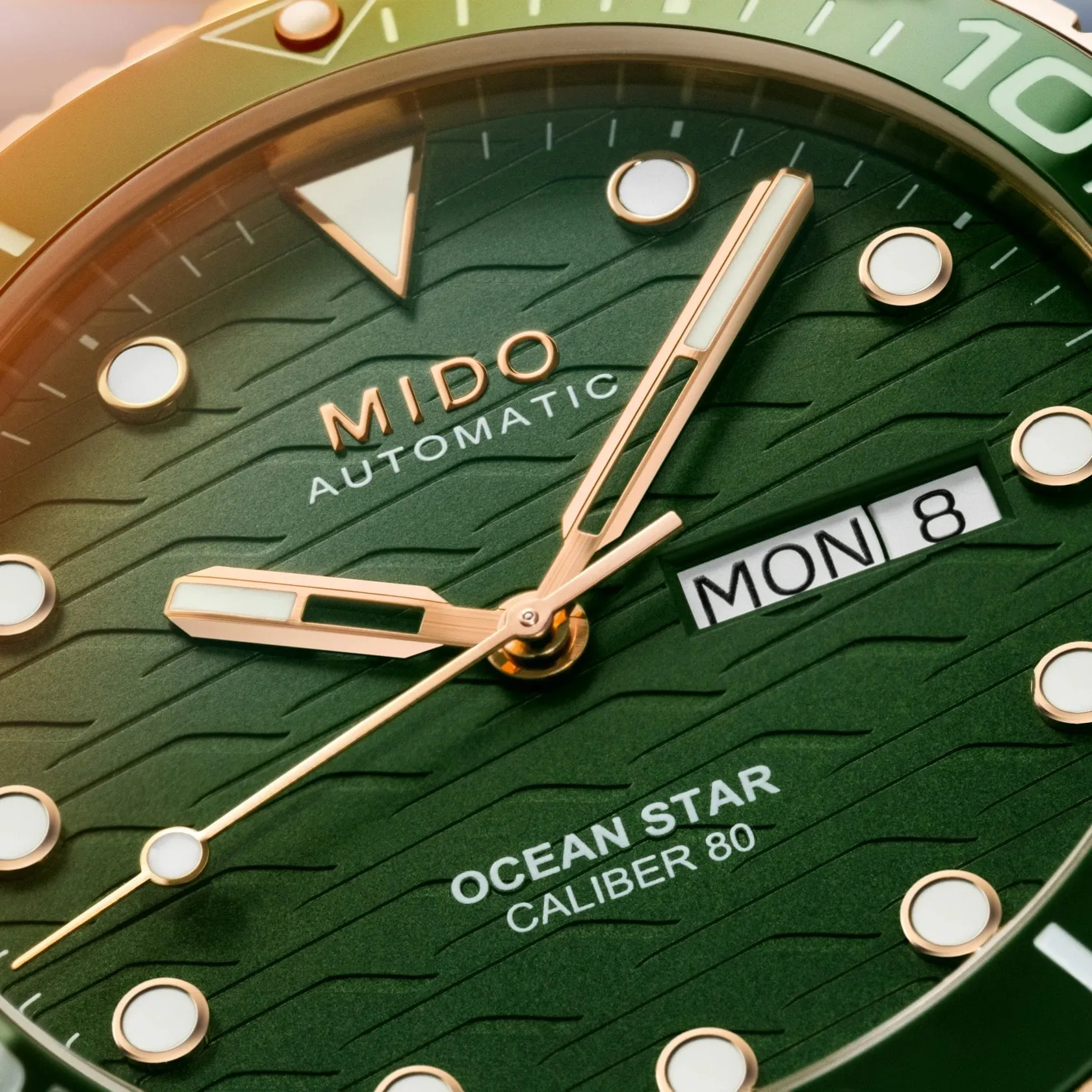 Mido Ocean Star 200C Otomatik Yeşil M0424303609100 detay görseli 4