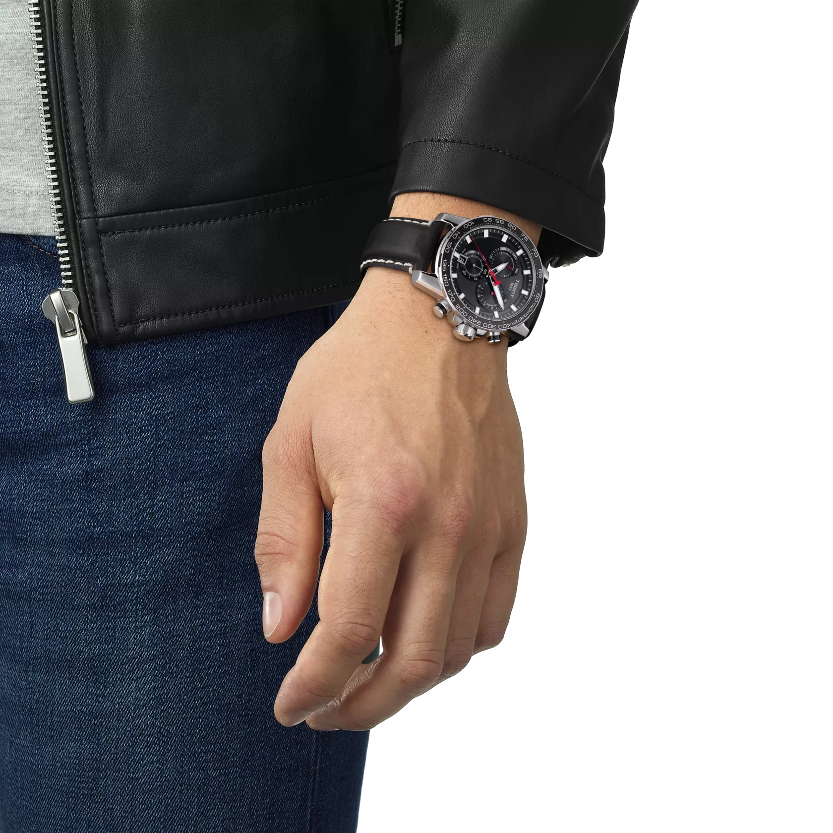 Tissot Supersport Chrono Siyah T1256171605100 detay görseli 4