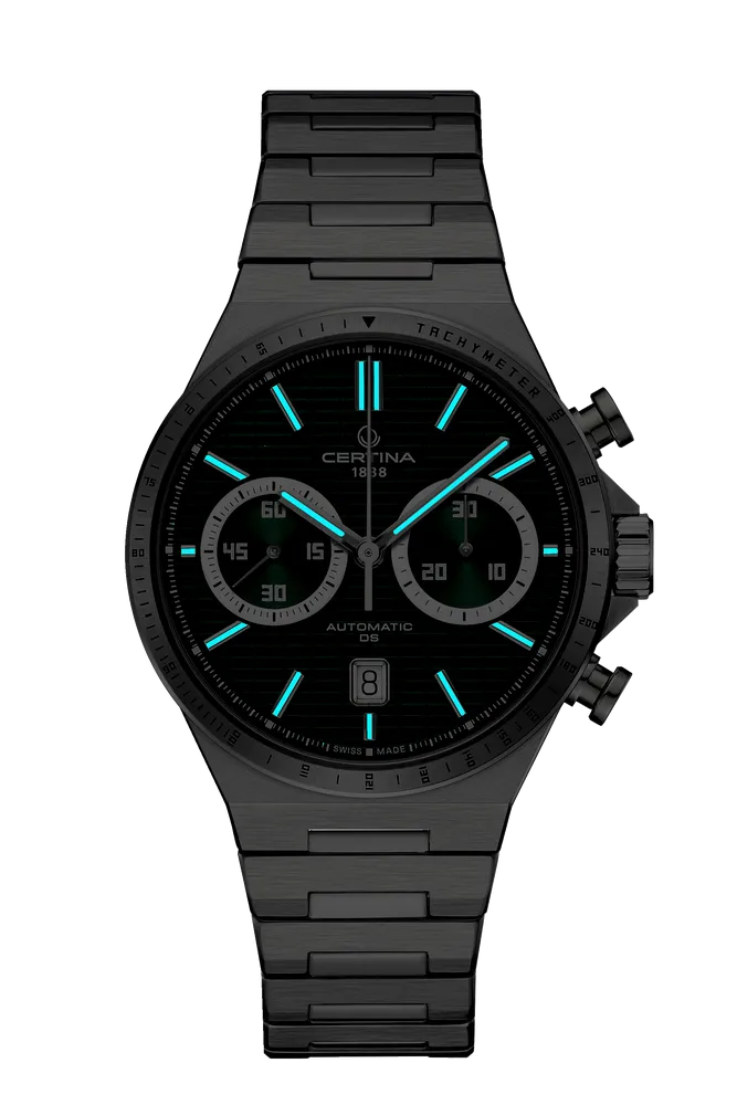 Certina DS-7 Chrono Auto Otomatik Yeşil C0434271109100 detay görseli 1