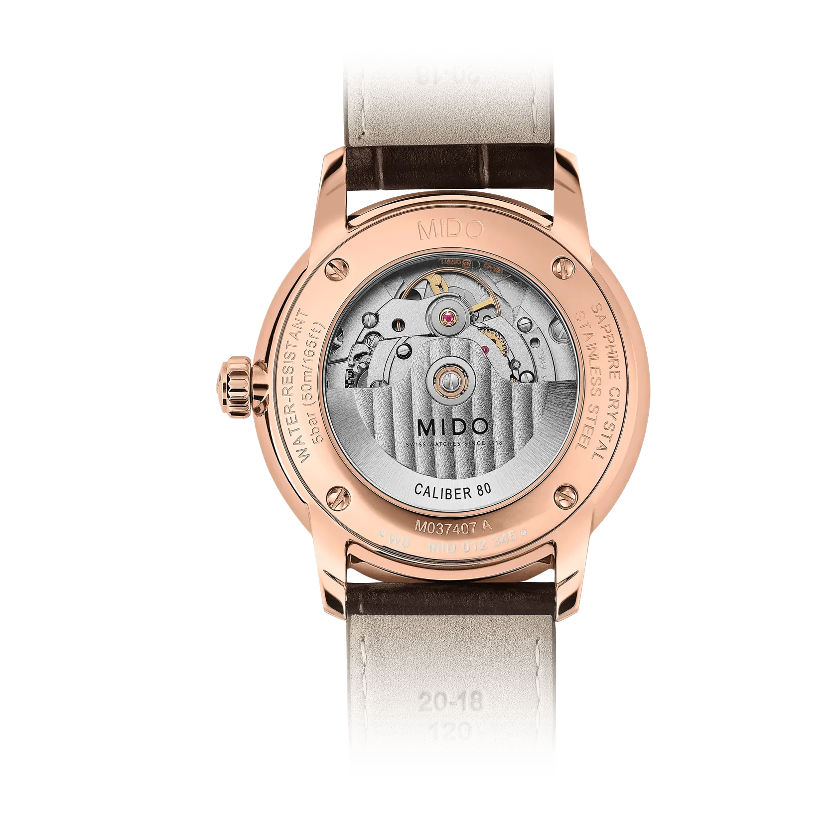 Mido Baroncelli Otomatik Anthracite M0374073606100 detay görseli 1