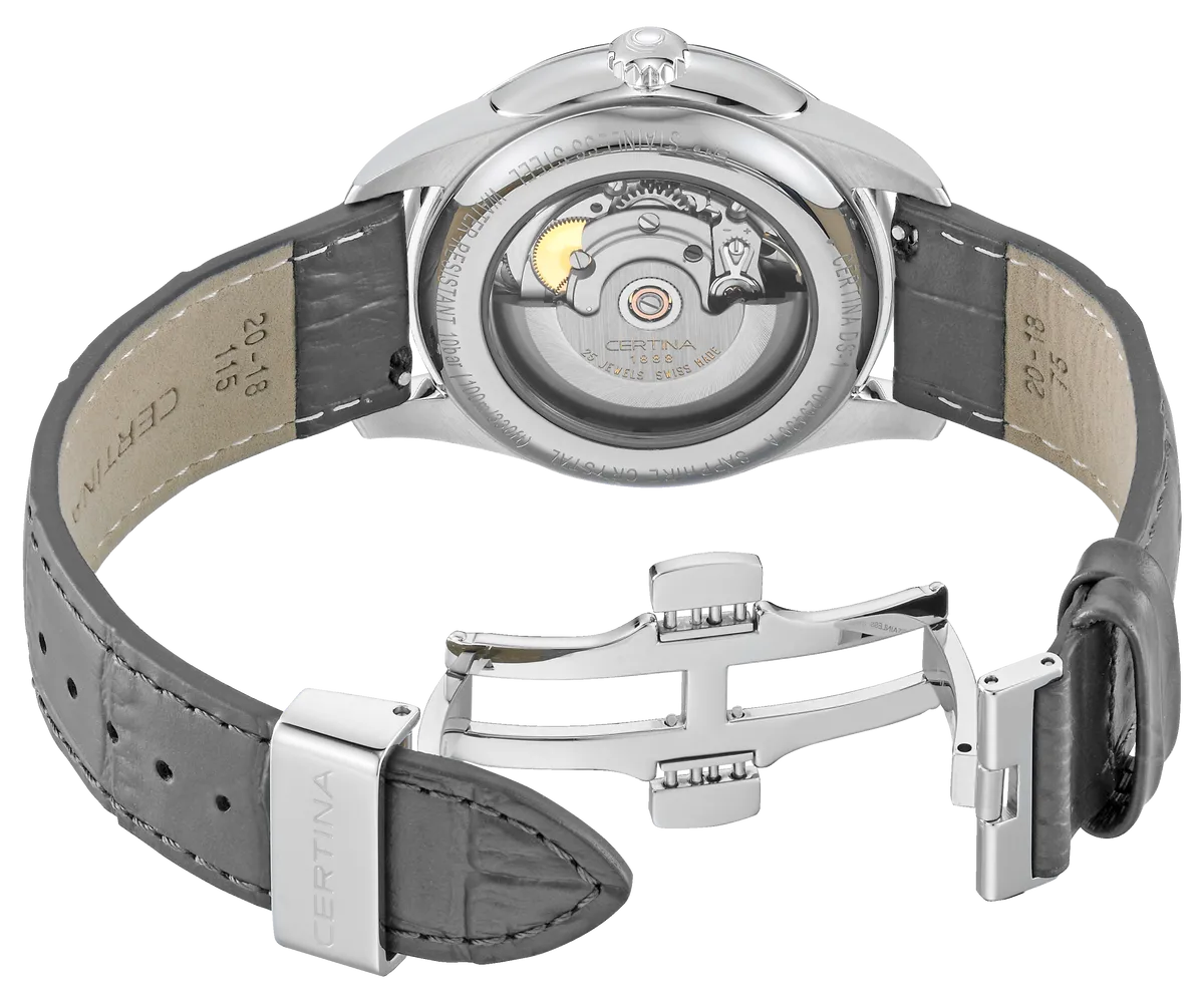 Certina DS-1 Day Date Otomatik Beyaz C0294301601101 detay görseli 2
