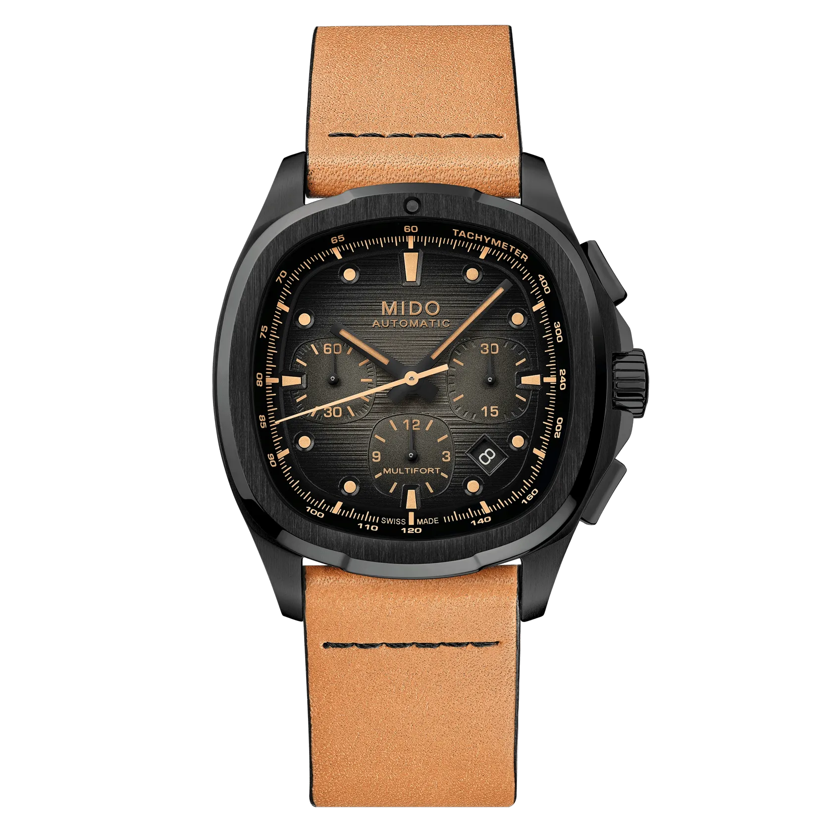 Mido Multifort TV Chronograph Otomatik Gri M0495273308100 detay görseli 1