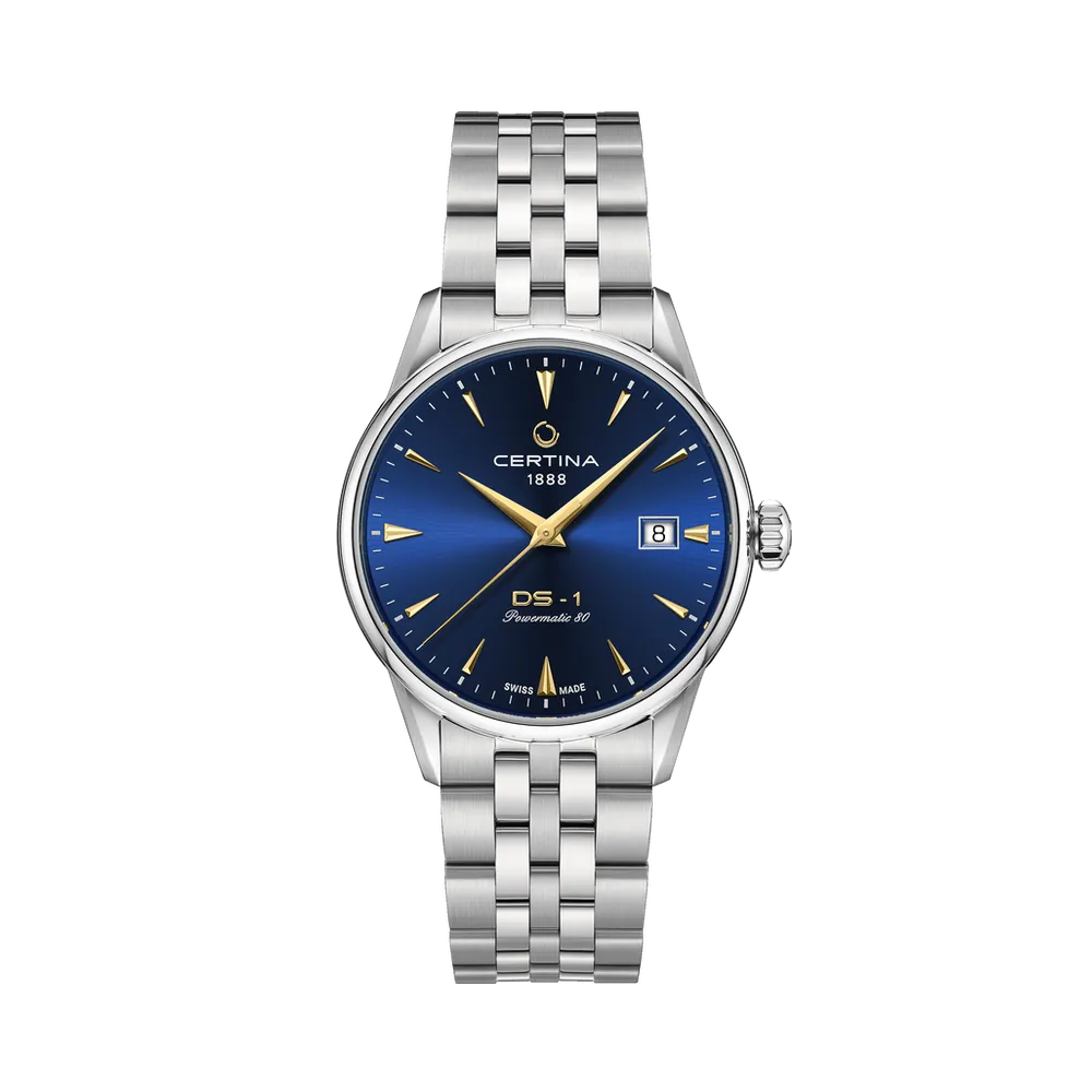 Certina DS-1 38mm Otomatik Mavi C0292071104100