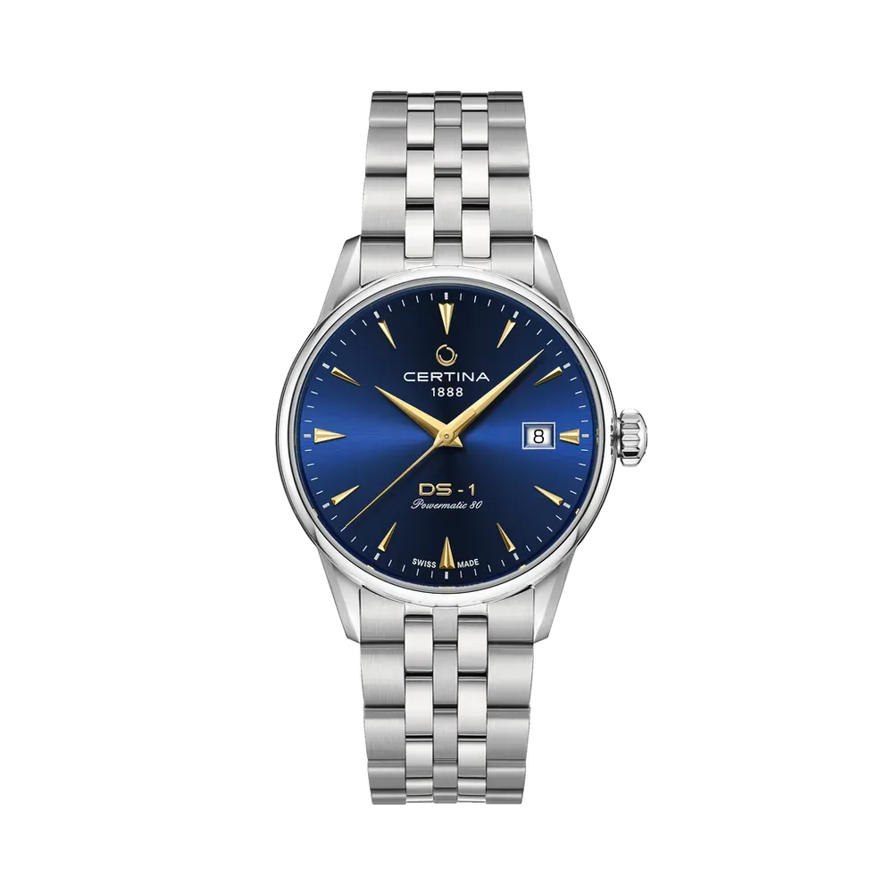 Certina DS-1 38mm Otomatik Mavi C0292071104100