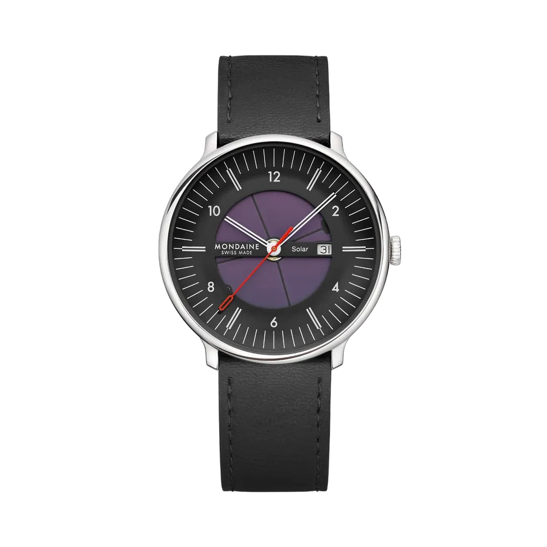 Mondaine Doppio Solar Skeleton Black MLE41921LBV