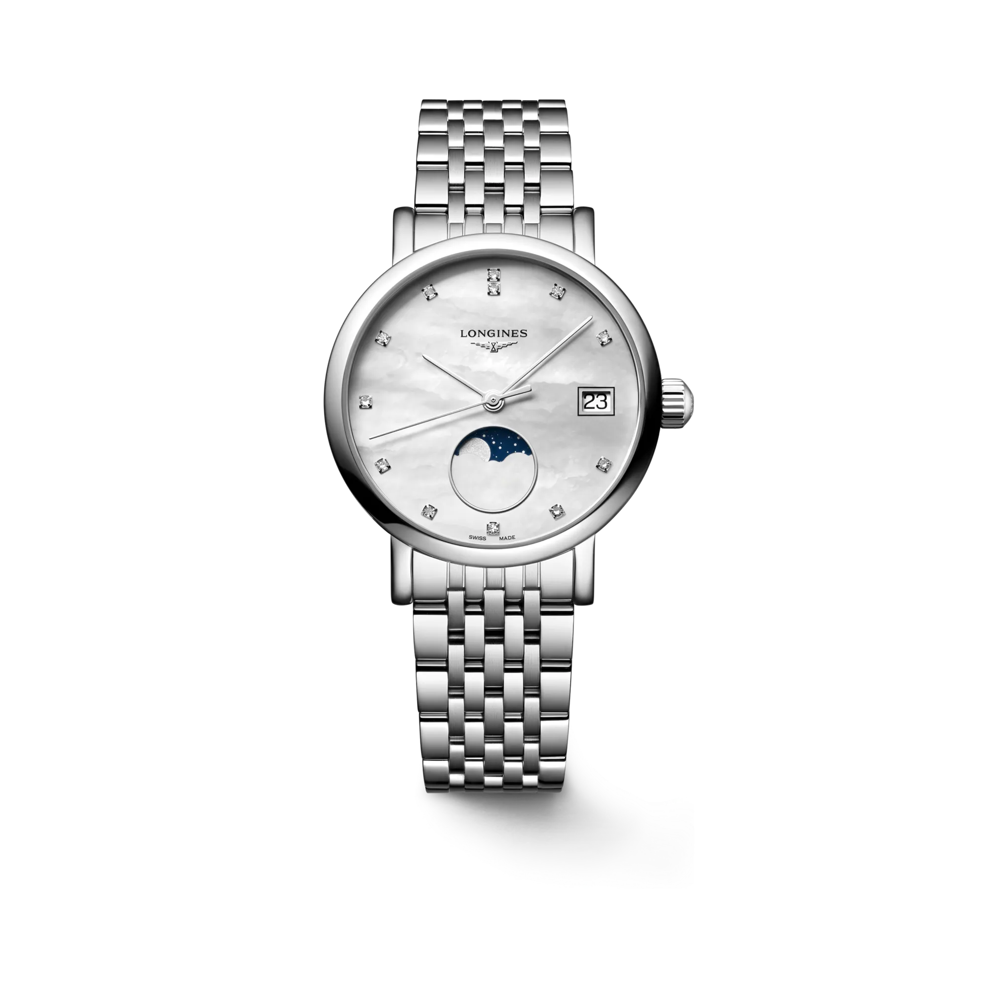 Longines Elegant Collection Moonphase Beyaz Sedef L43304876