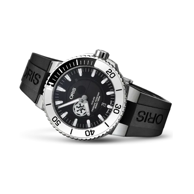 Beğenmek için çift tıkla Oris Aquis Star Wars Stormtrooper Limited Edition Otomatik Siyah 0174377344184SETRS Görsel 1