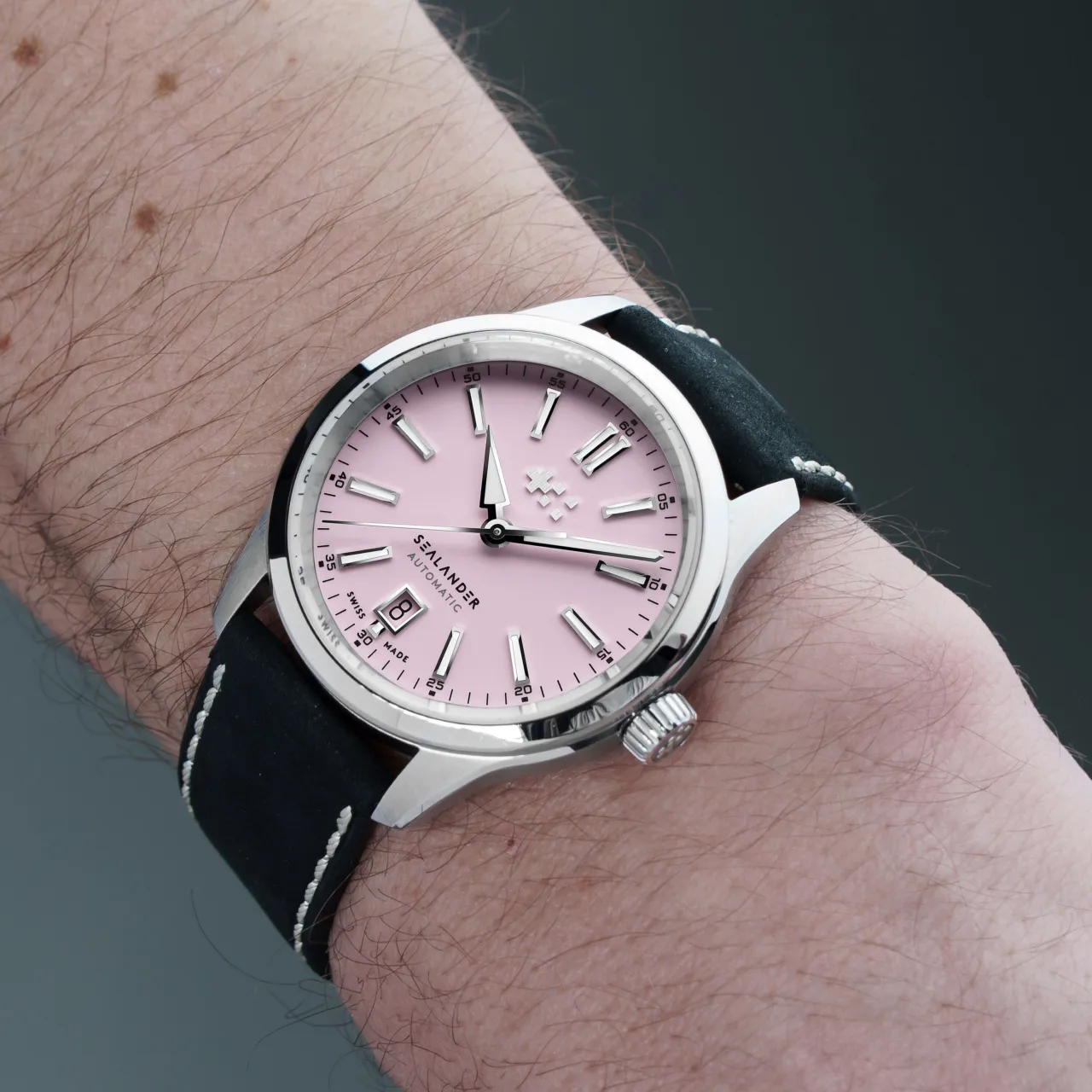 Christopher Ward C63 Sealander Automatic Pink C6339ADA4S00P0VK detay görseli 1
