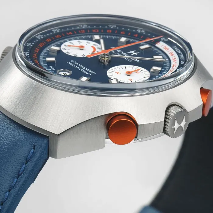 Hamilton American Classic Chrono-Matic 50 Otomatik Mavi H51606640 detay görseli 2
