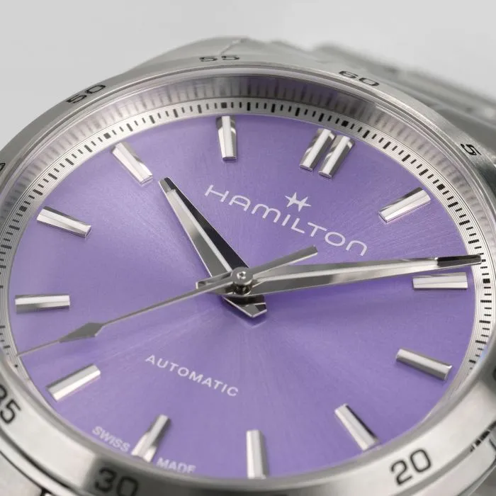 Hamilton Jazzmaster Performer Auto Otomatik Mor H36105170 detay görseli 2