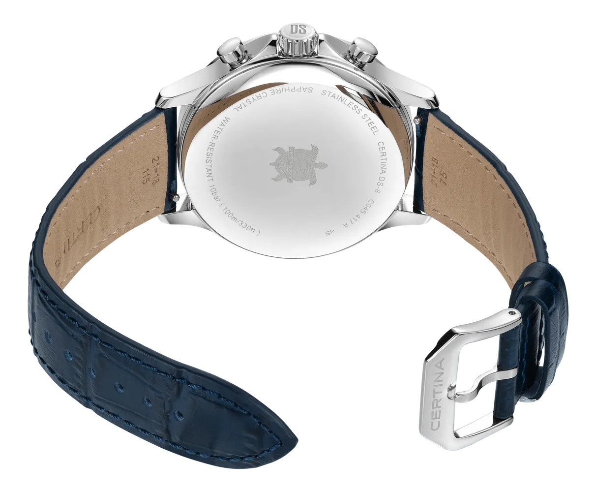 Certina DS-8 Chrono Blue C0454171604100 detay görseli 3