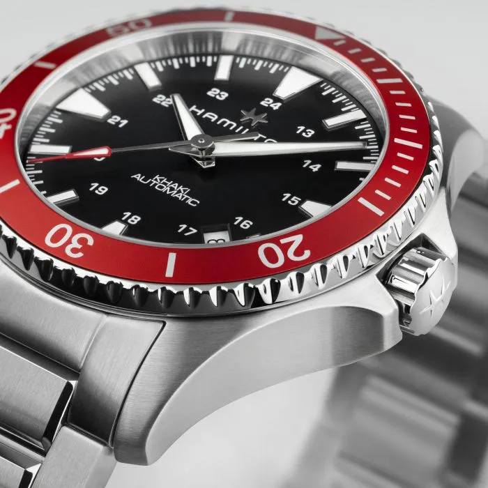 Hamilton Khaki Navy Scuba Otomatik Siyah H82405130 detay görseli 2