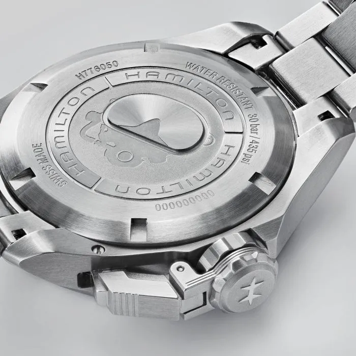 Hamilton Khaki Navy Frogman Auto Black H77605135 detay görseli 1