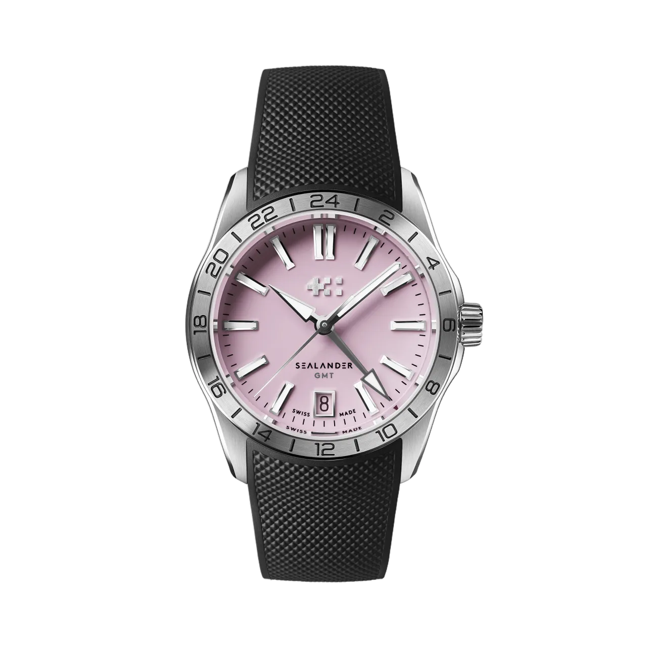 Christopher Ward C63 Sealander GMT Otomatik Pembe C6336AGM4S00P0RK