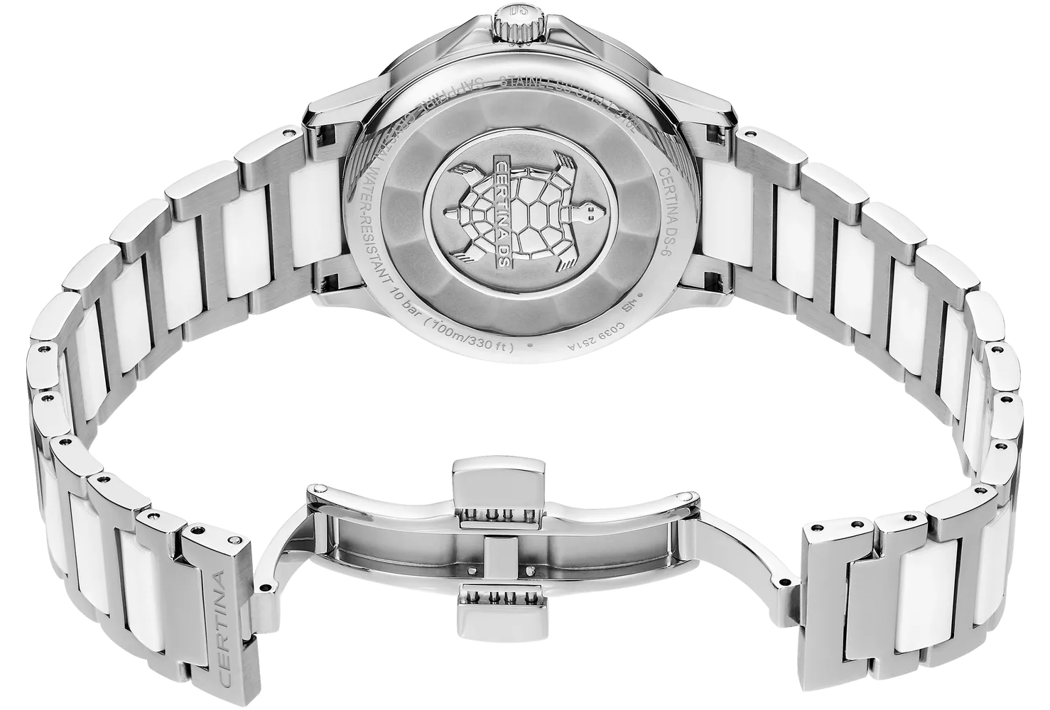 Certina DS-6 Lady Beyaz C0392511101700 detay görseli 3