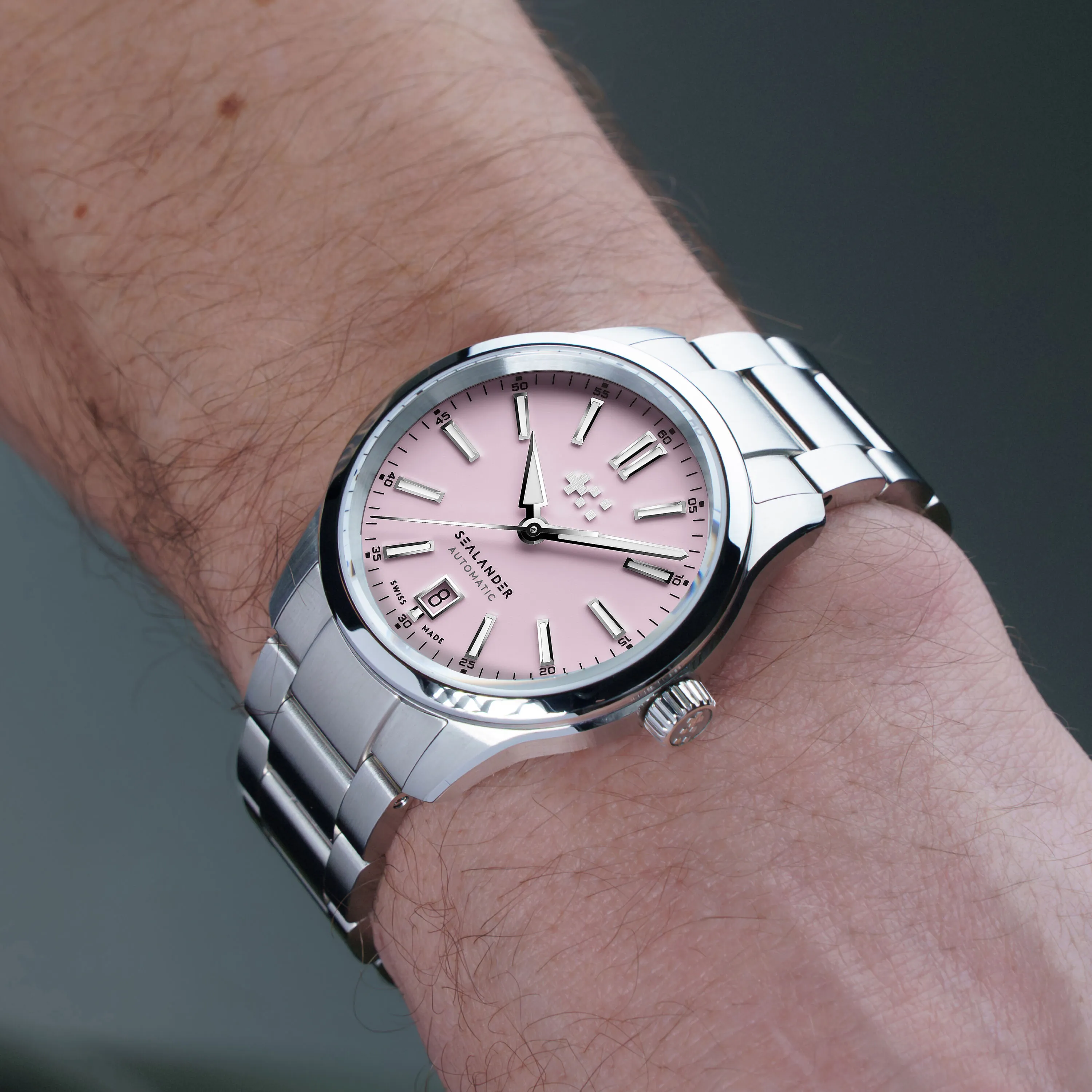 Christopher Ward C63 Sealander Automatic Pembe C6339ADA4S00P0B0 detay görseli 1