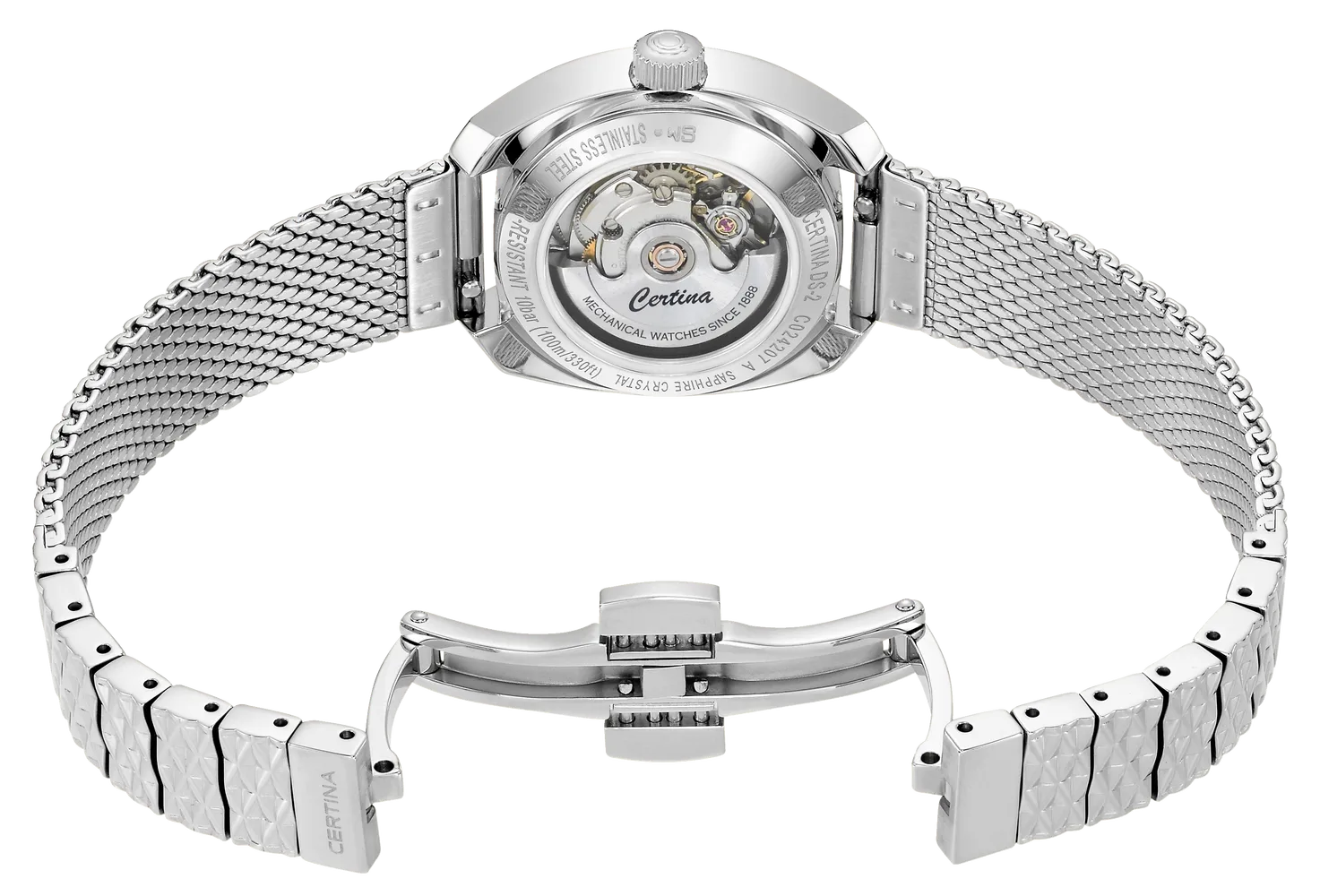 Certina DS-2 Lady Automatic Otomatik Sedef C0242071111100 detay görseli 3