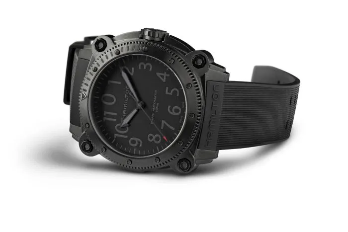 Hamilton Khaki Navy BeLOWZERO Auto Limited Edition Otomatik Siyah H78505332 detay görseli 1