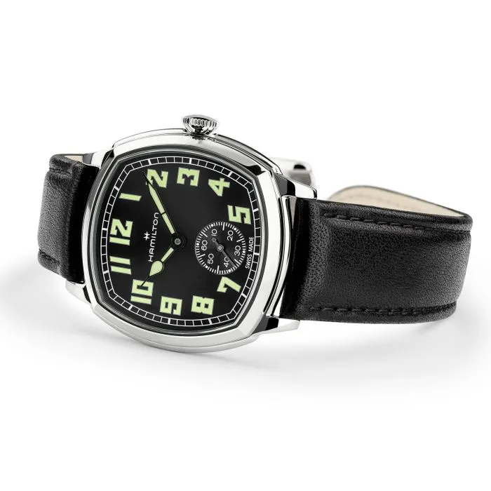 Hamilton American Classic Cushion Mechanical Black H36129730 detay görseli 2
