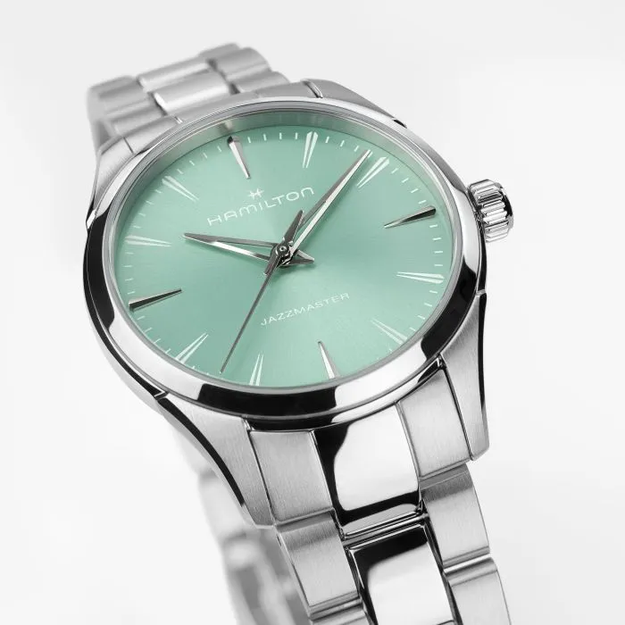 Hamilton Jazzmaster Quartz 32mm Blue H32301161 detay görseli 1