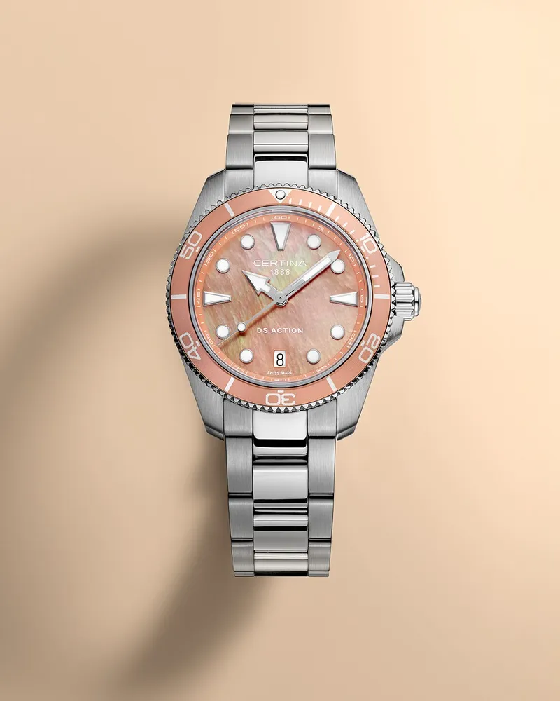 Certina DS Action 34.5mm Mother Of Pearl C0482101138100 detay görseli 5
