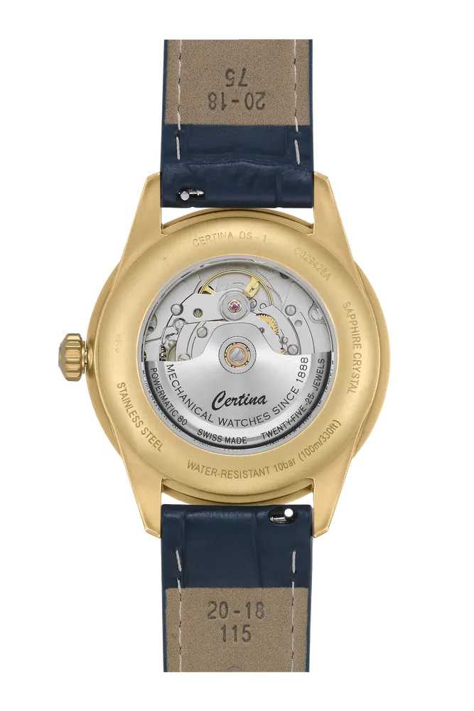 Certina DS-1 Big Date Powermatic 80 Otomatik Blue C0294263604100 detay görseli 1