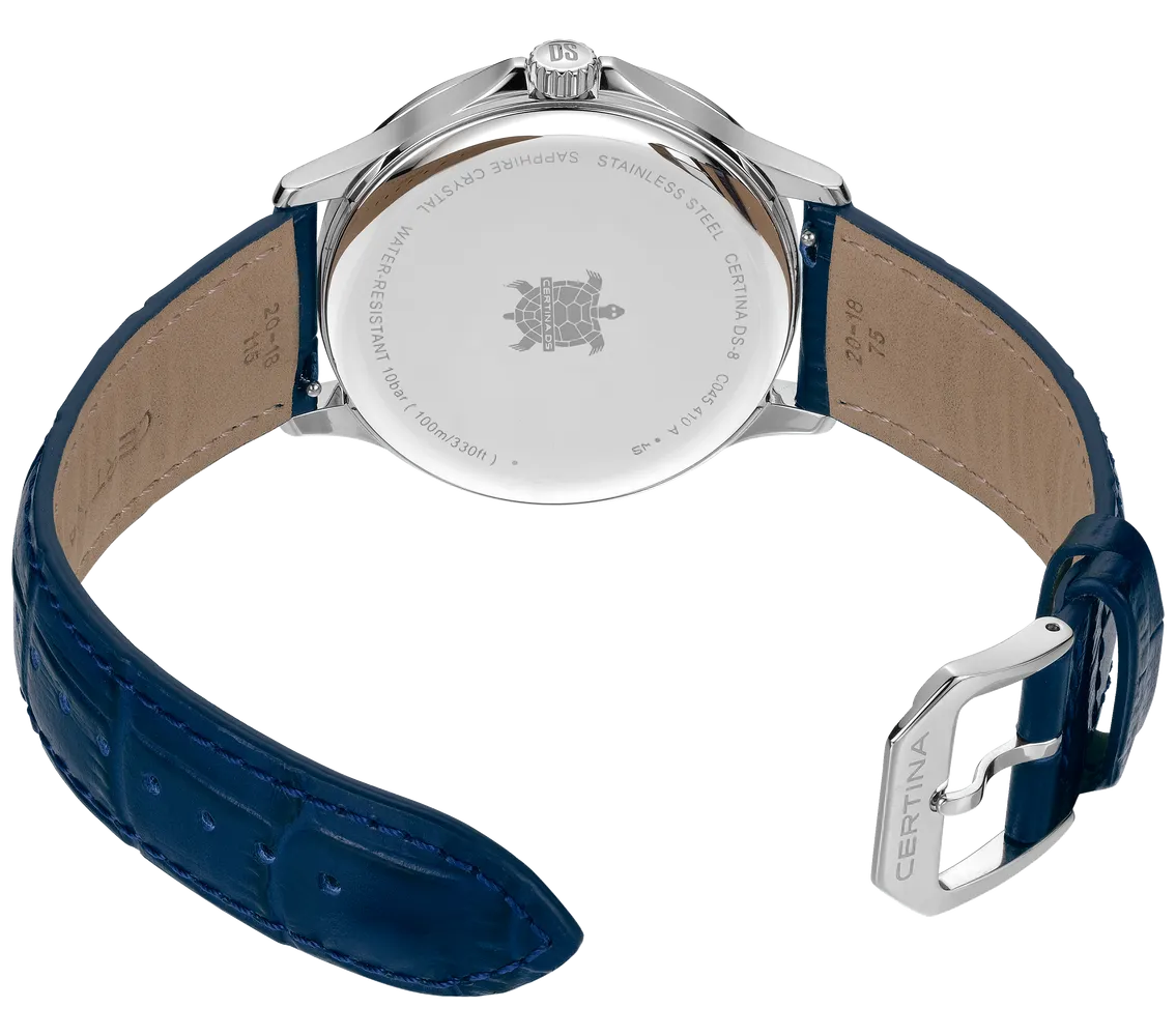 Certina DS-8 Gent 40mm Blue C0454101604100 detay görseli 2