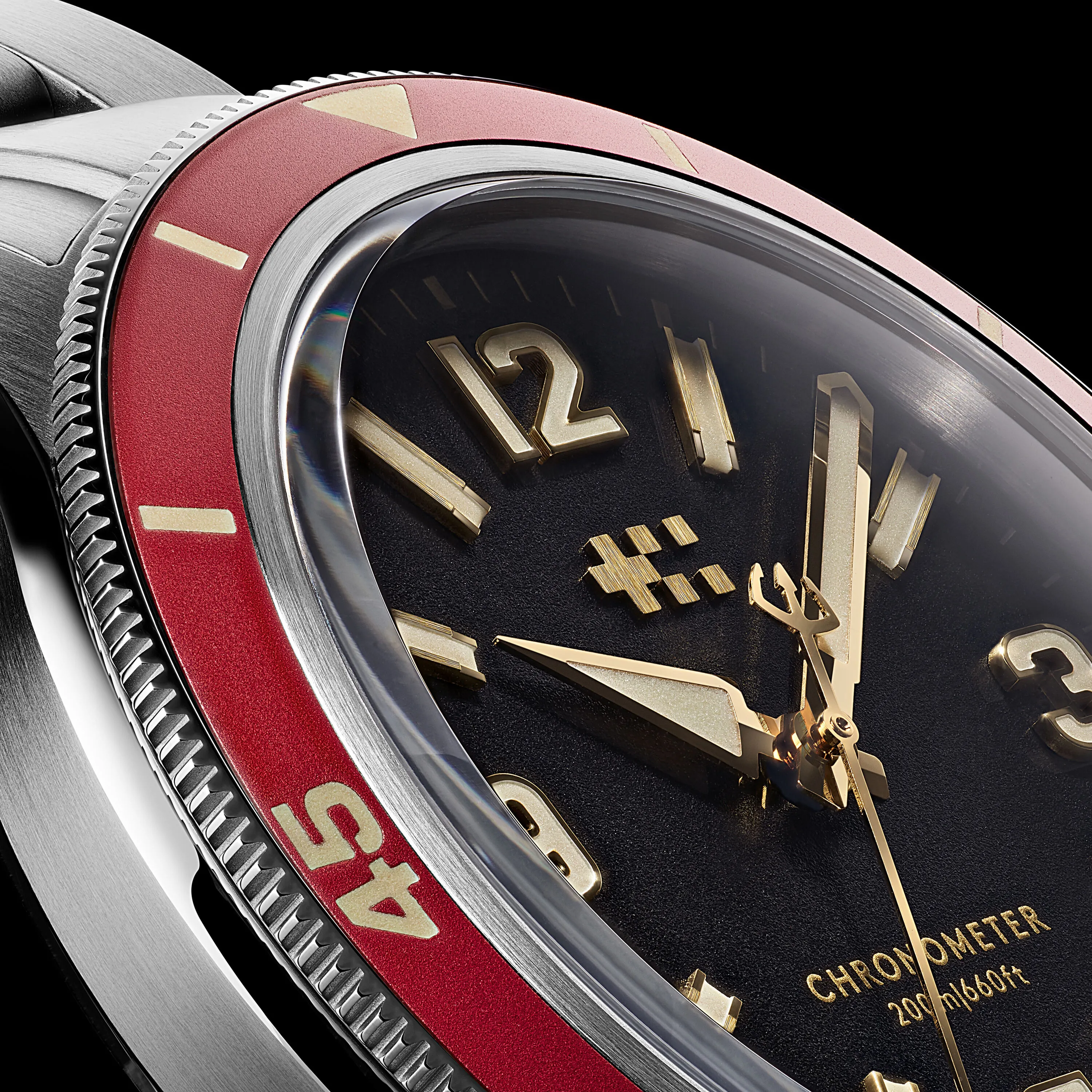 Christopher Ward C60 Trident Biscay Otomatik Siyah C6039C3H1S0RK0B0 detay görseli 2