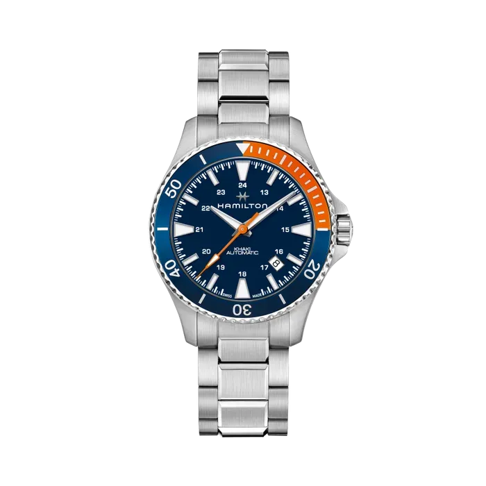Hamilton Khaki Navy Scuba Auto Otomatik Mavi H82365141