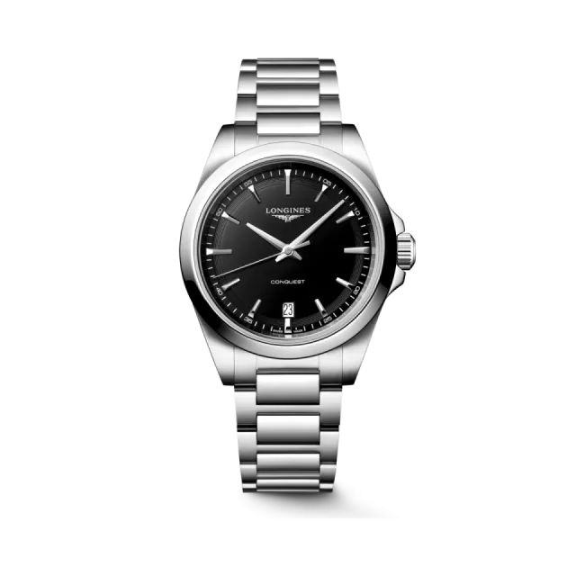 Beğenmek için çift tıkla Longines Conquest Kumlanmış Siyah L37504526 Görsel 1