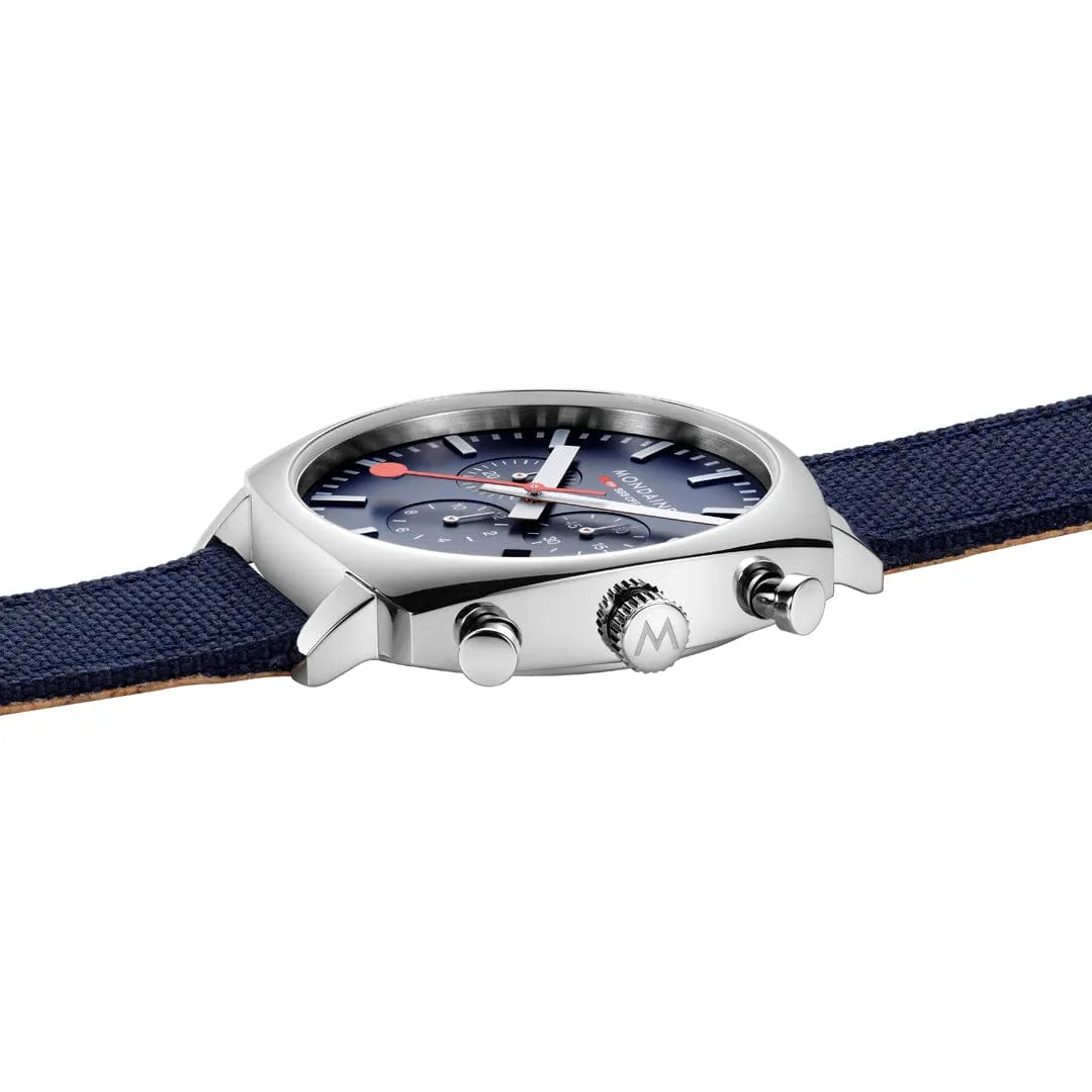 Mondaine Grand Cushion Ocean Blue MSL41440LDSET detay görseli 4