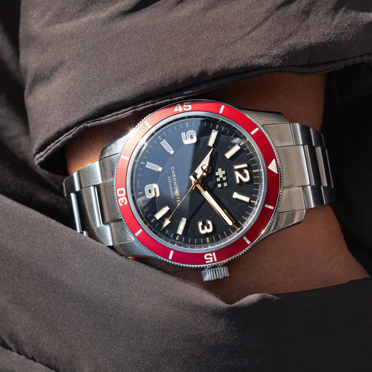 Christopher Ward C60 Trident Biscay Otomatik Siyah C6042C3H1S0RK0VT1 detay görseli 1