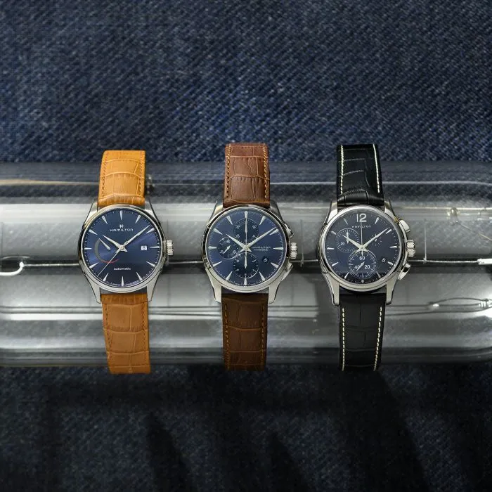 Hamilton Jazzmaster Power Reserve Auto Blue H32635541 detay görseli 1