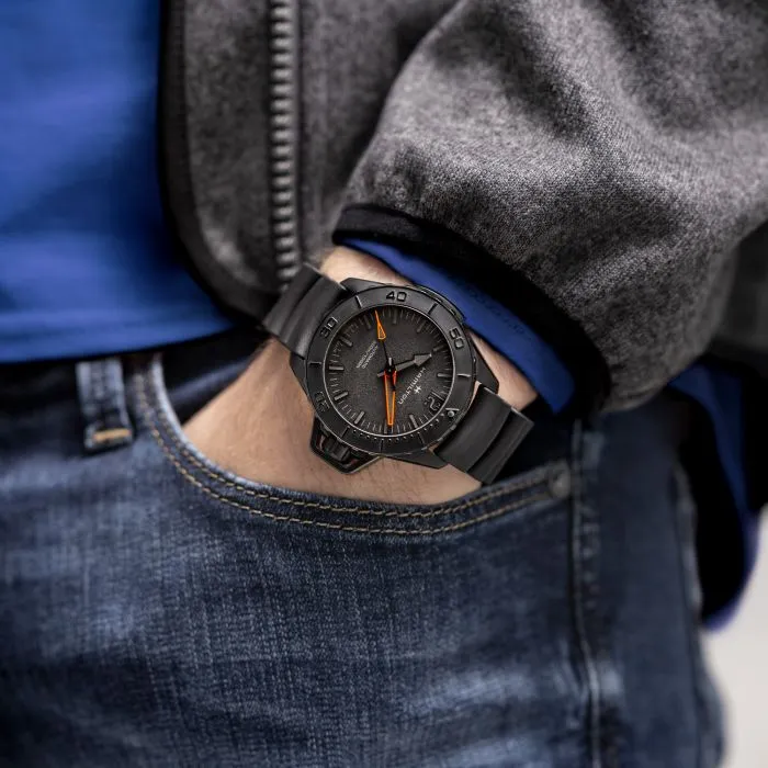Hamilton Khaki Navy Frogman Auto Otomatik Siyah H77845330 detay görseli 5
