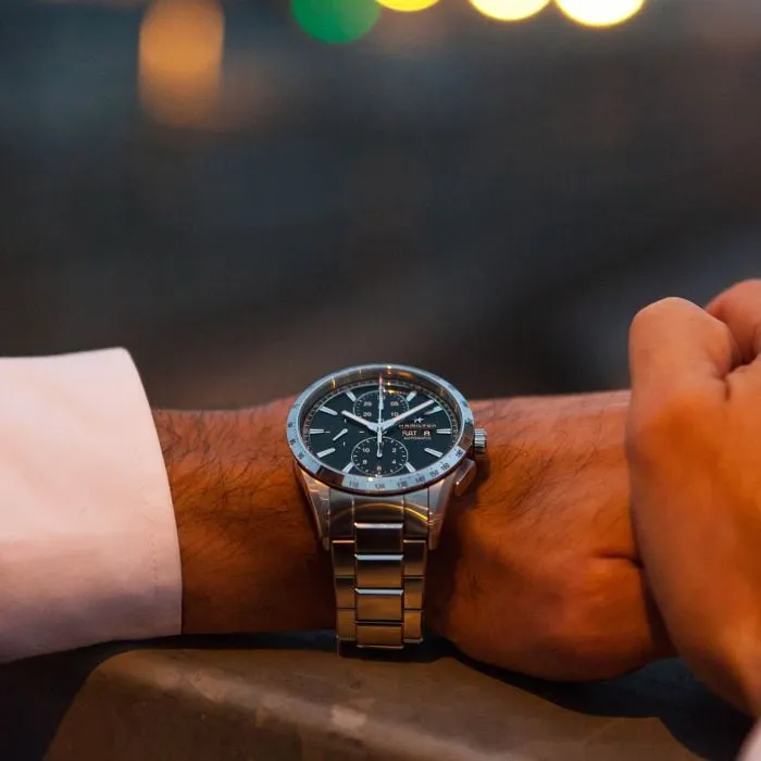 Hamilton Broadway Auto Chrono Otomatik Siyah H43516131 detay görseli 5