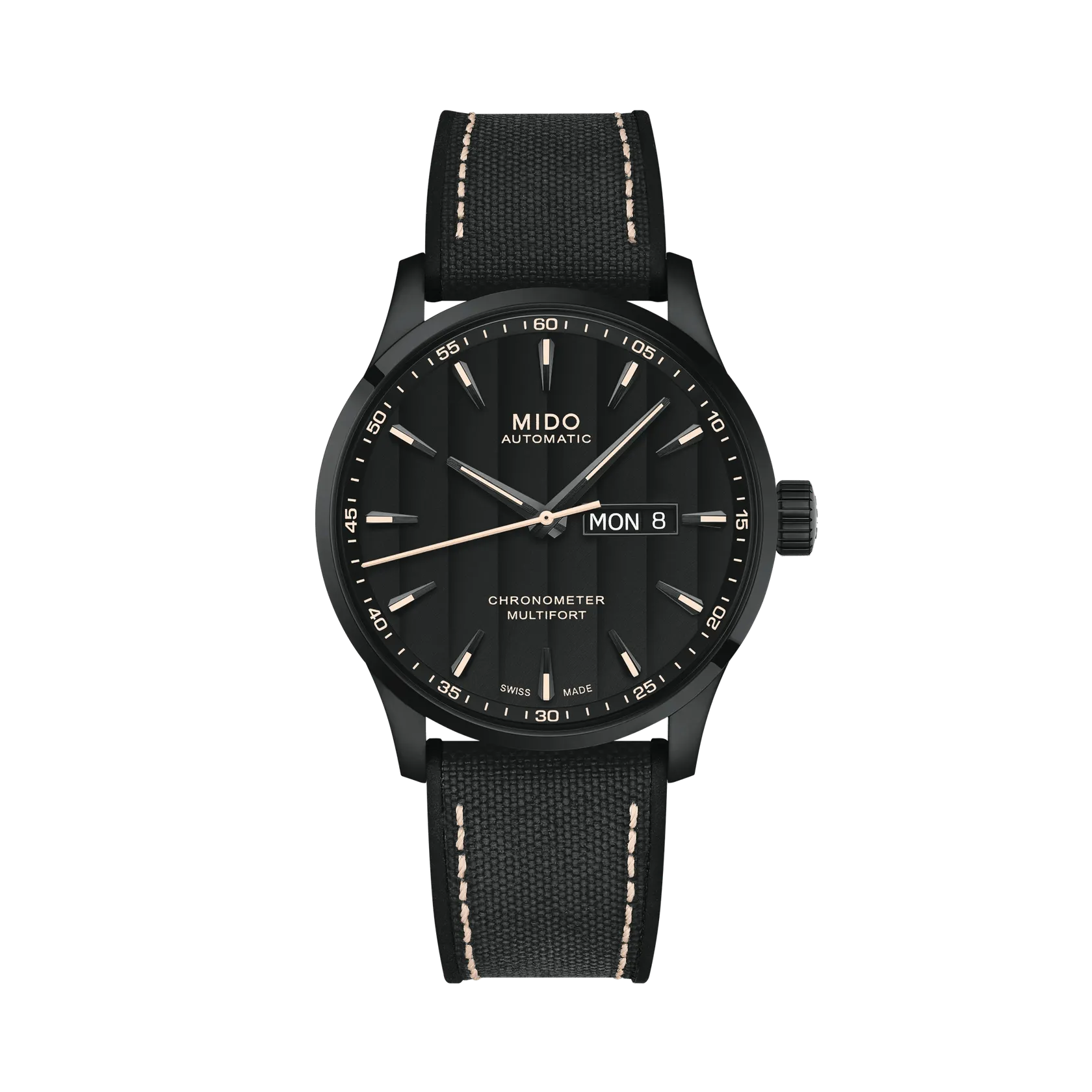 MIDO Multifort Chronometer 1 Otomatik Siyah M0384313705100