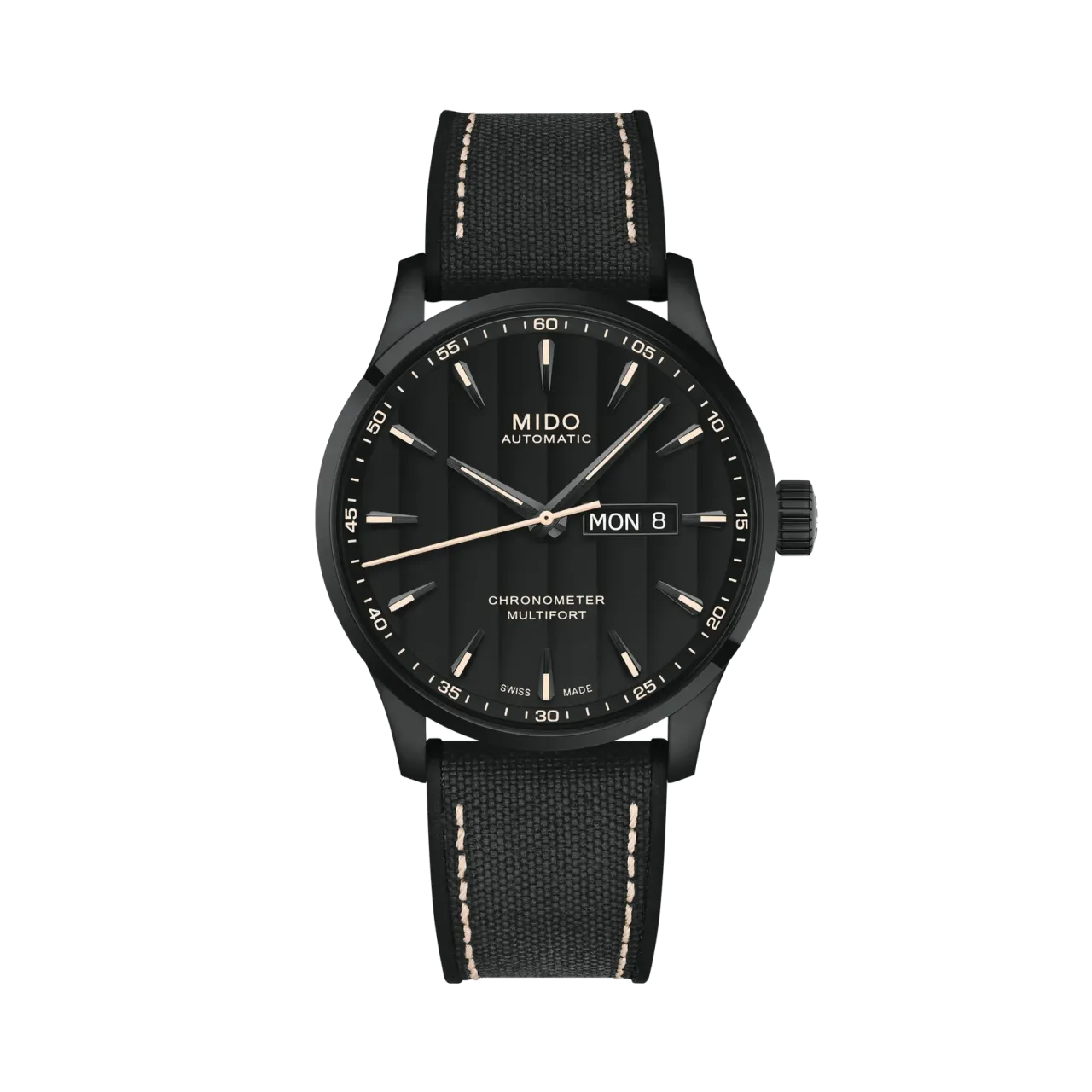 MIDO Multifort Chronometer 1 Otomatik Siyah M0384313705100