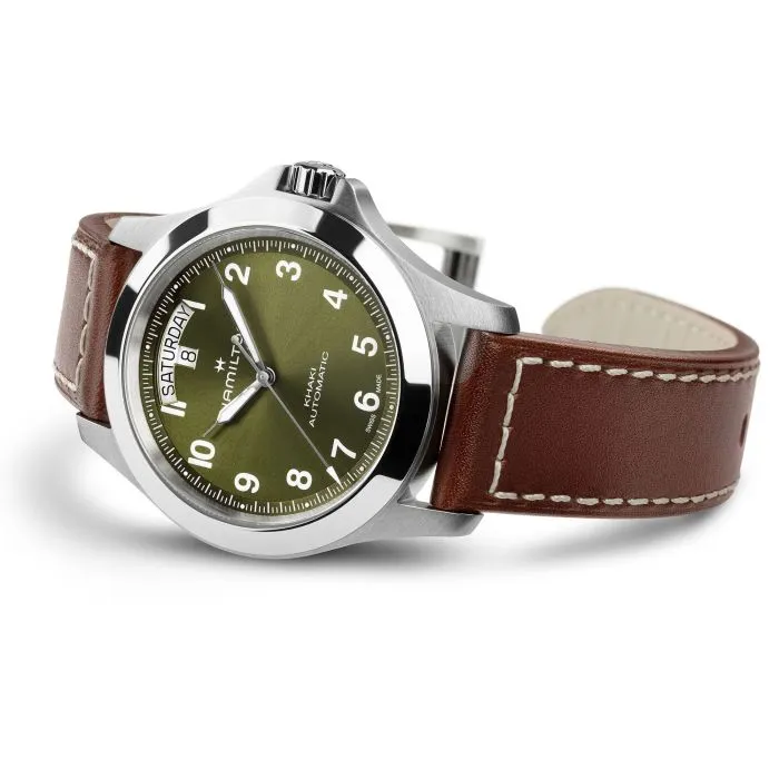Hamilton Khaki Field King Day-Date Otomatik Yeşil H64475560 detay görseli 4