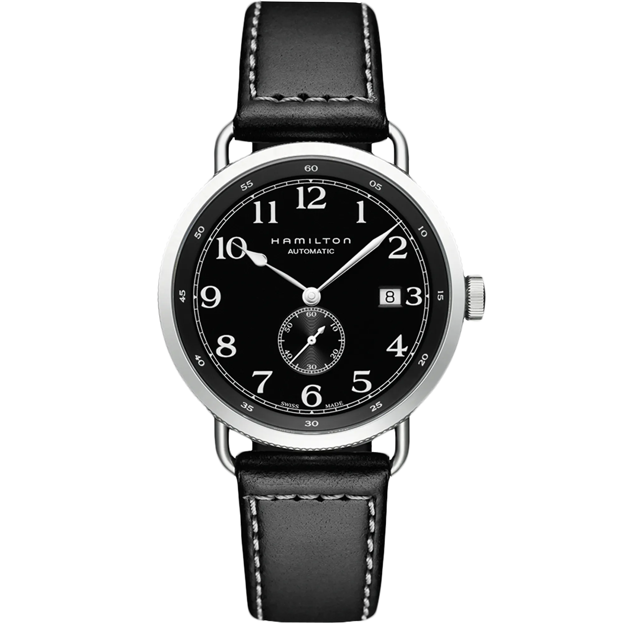 Hamilton Khaki Navy Pioneer Small Second Auto Otomatik Siyah H78415733 detay görseli 1