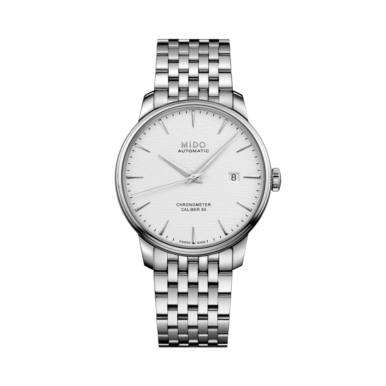 Mido Baroncelli Chronometer Silicon Silver M0274081103100