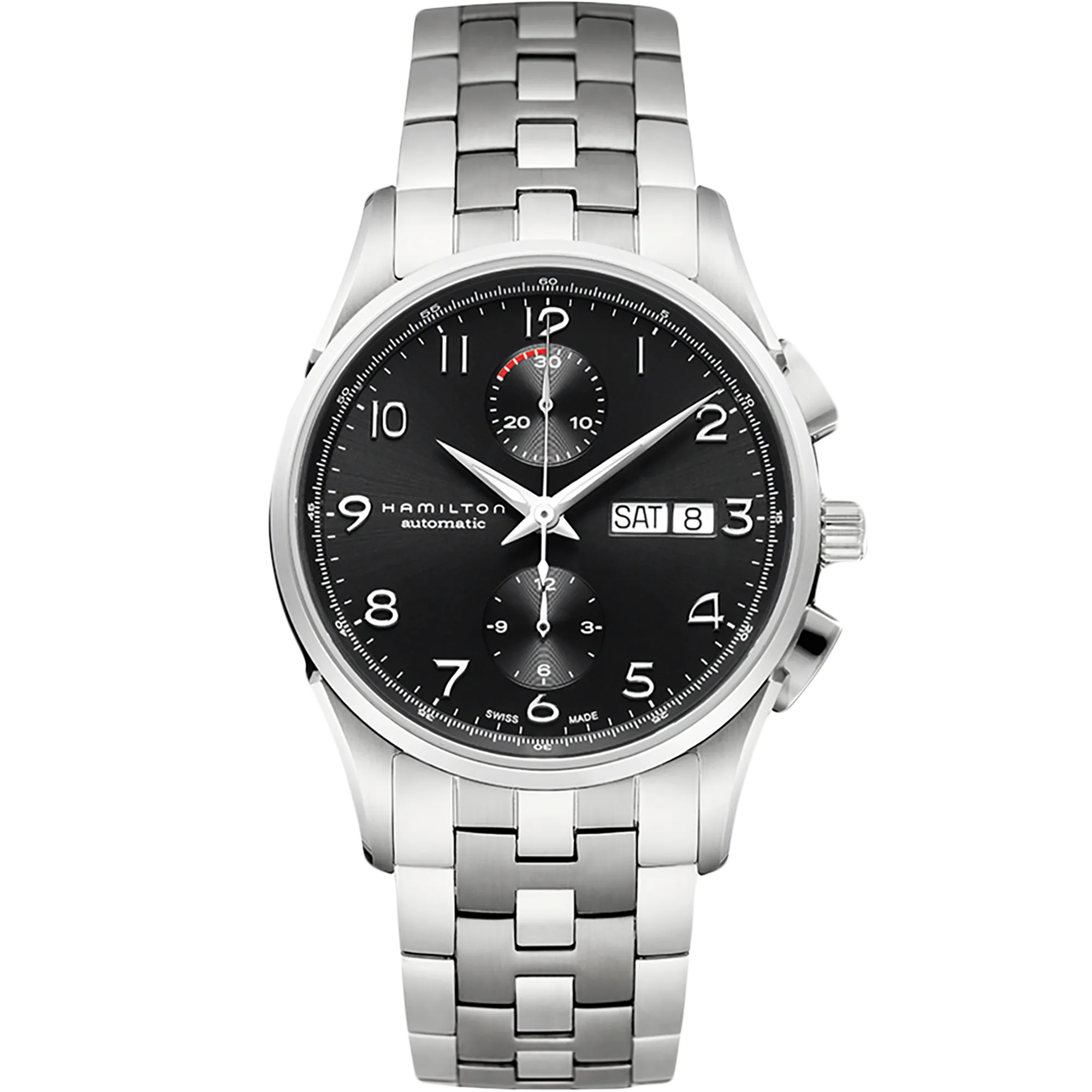Hamilton Jazzmaster Maestro Auto Chrono Otomatik Siyah H32576135 detay görseli 1